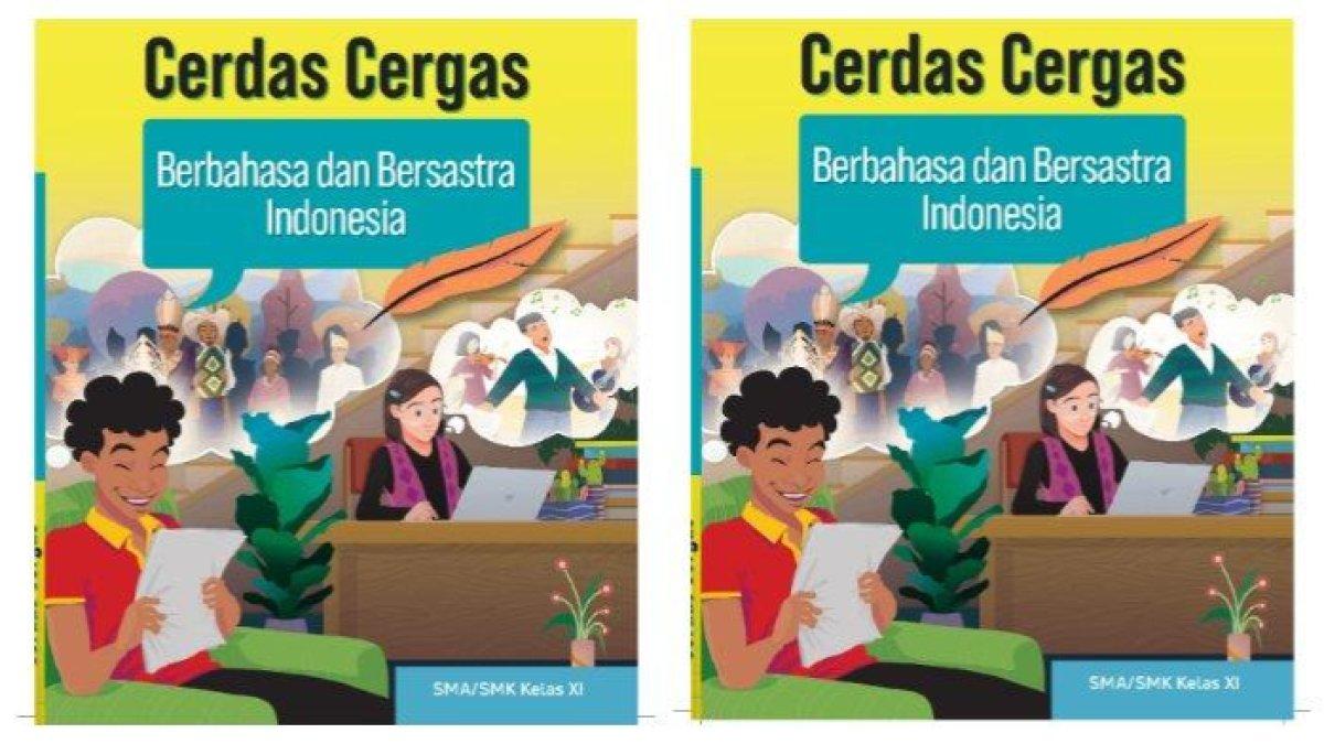 Cover Buku Bahasa Indonesia kelas 11 SMA Kurikulum Merdeka