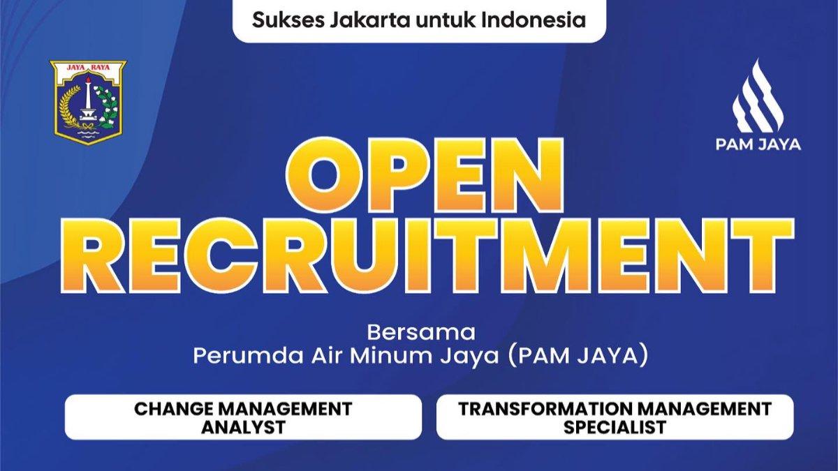 BUMN PAM Jaya buka lowongan kerja 2024, lulusan D4 boleh mendaftar bagian penting.