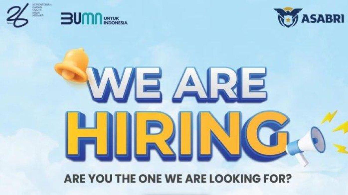 BUMN PT Asabri buka lowongan kerja sebanyak sembilan posisi untuk lulusan D4/S1.