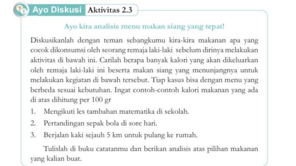Inilah soal dan kunci jawaban IPA kelas 8 SMP kurikulum merdeka halaman 40 Bab 2 tentang Struktur dan Fungsi Tubuh Makhluk Hidup.