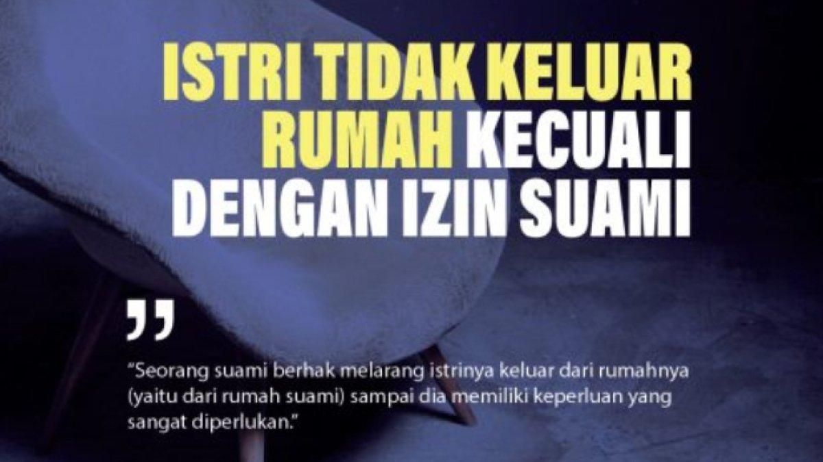 Bagaiman hukum istri keluar rumah tanpa izin suami?