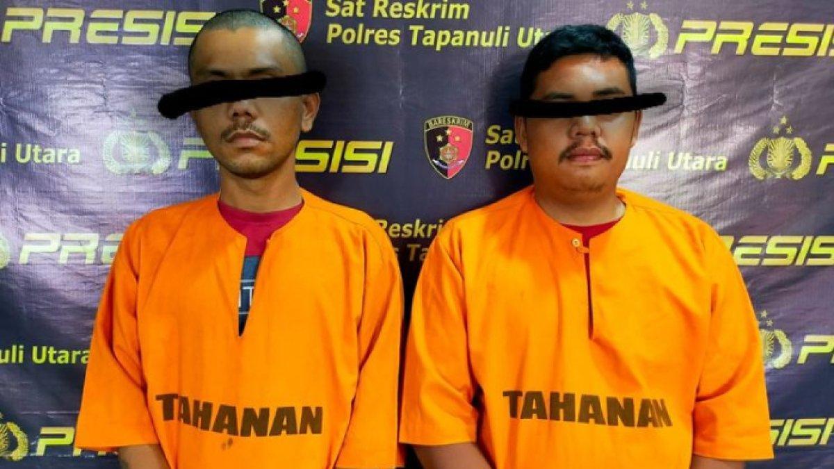 Bagindo Sinaga (29) dan Erwin Sihotang (25) dua rampok di Tapanuli Utara