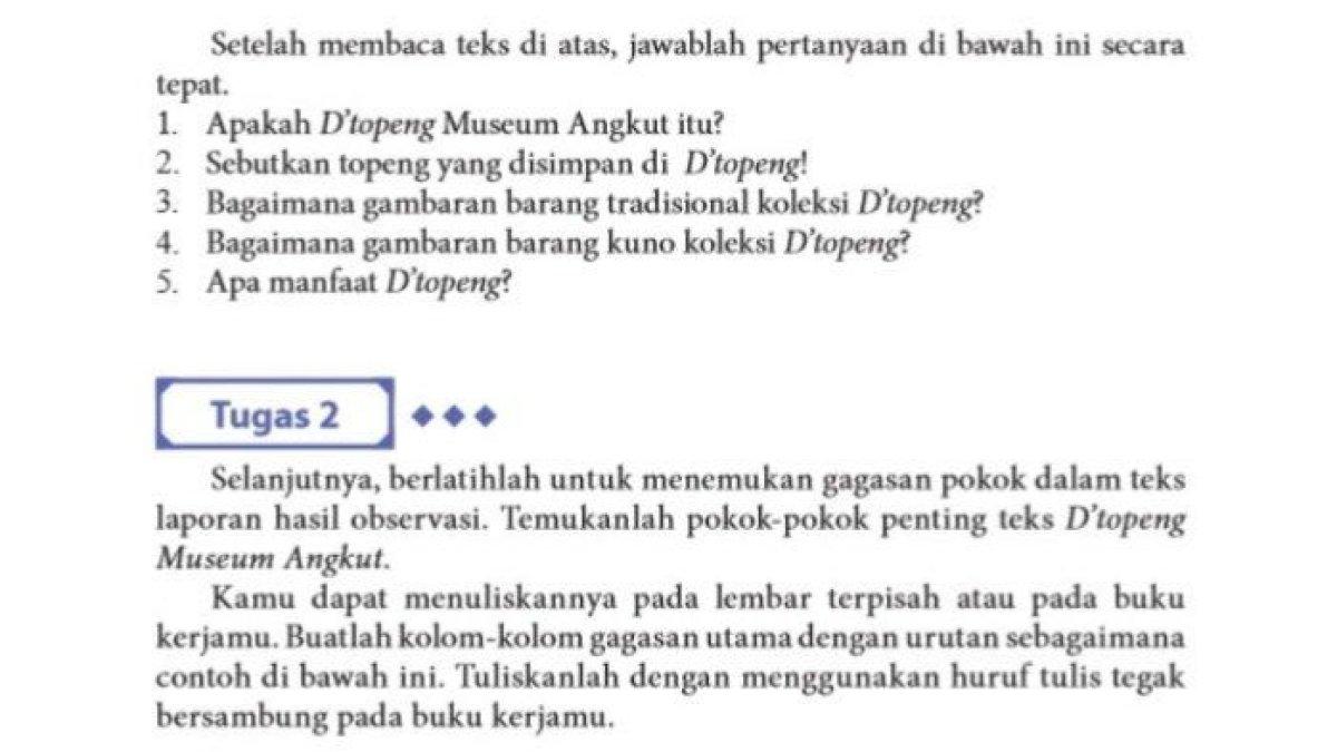 Kunci Jawaban Bahasa Indonesia Kelas 10 Halaman 17 Bab 1: Menyusun Laporan Hasil Observasi