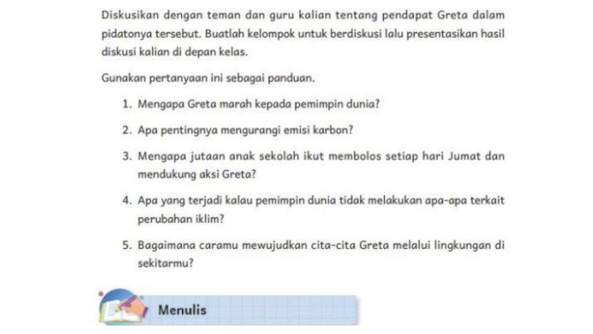 ILUSTRASI KUNCI JAWABAN: Bahasa Indonesia Kelas 6 halaman 131 Kurikulum Merdeka