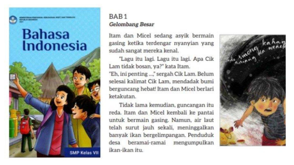 ILUSTRASI KUNCI JAWABAN: Bahasa Indonesia Kelas 7 Halaman 148