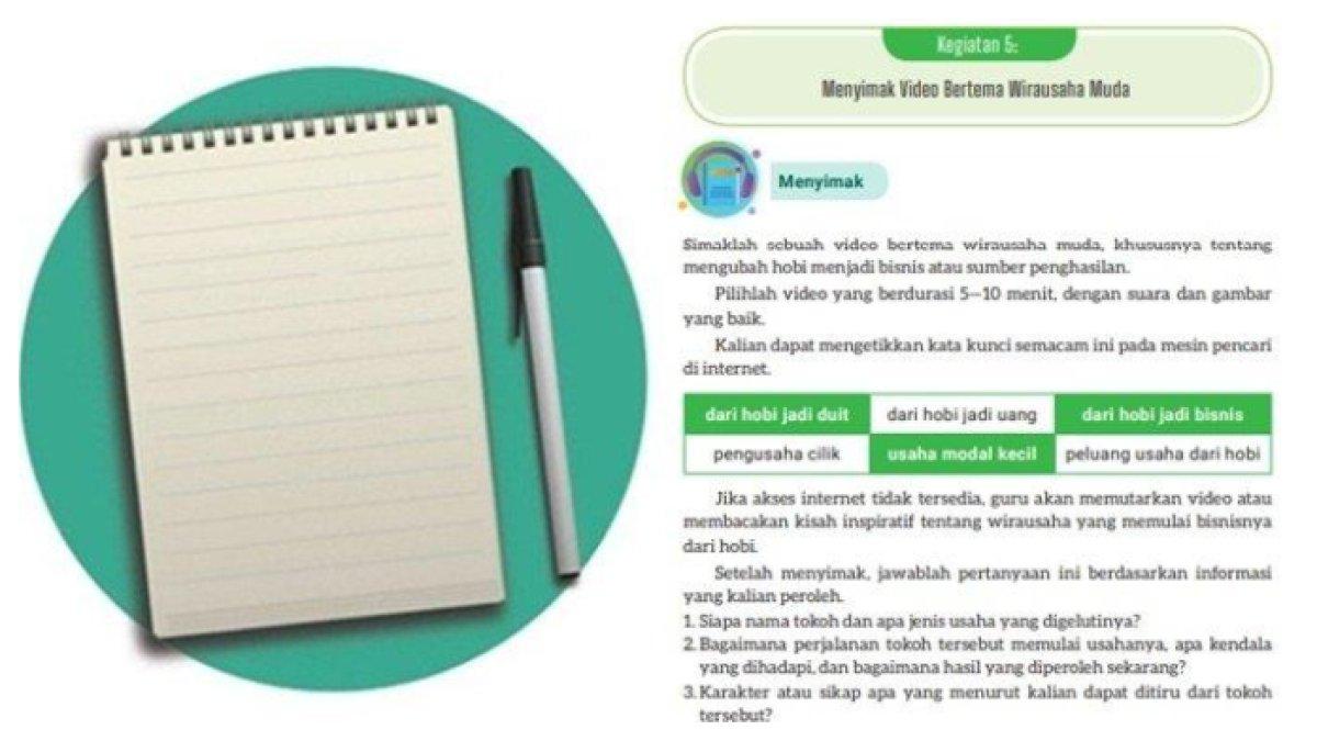 Jawaban Bahasa Indonesia Kelas 9 Smp Halaman 114 Menyimak Video