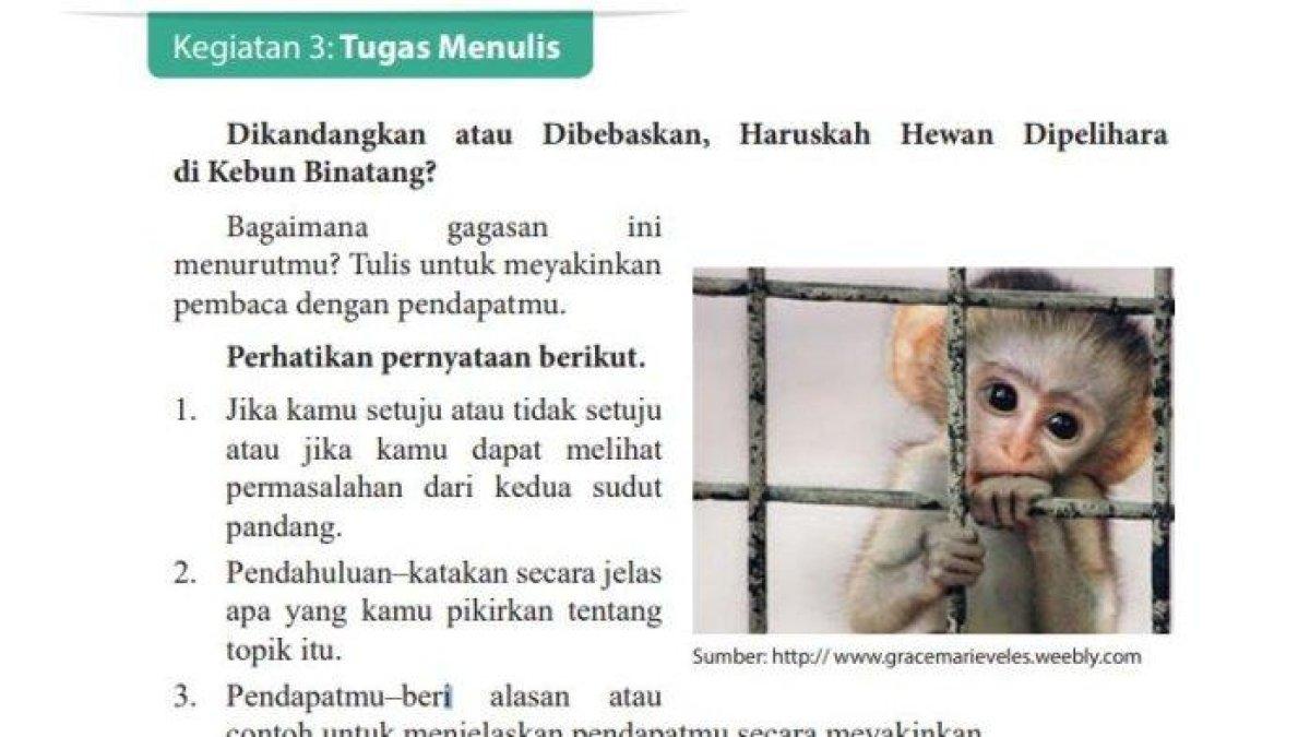 Bahasa Indonesia kelas 9 halaman 141.