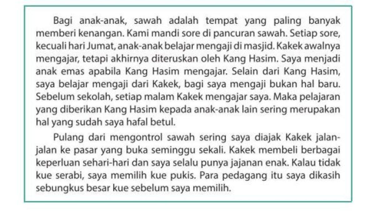 Bahasa Indonesia kelas 9 halaman 83.