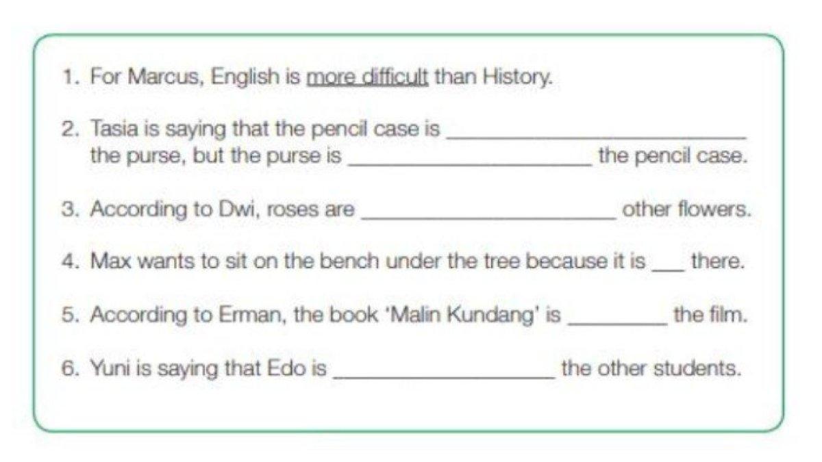 ILUSTRASI KUNCI JAWABAN : Bahasa Inggris kelas 8 halaman 129 Kurikulum 2013