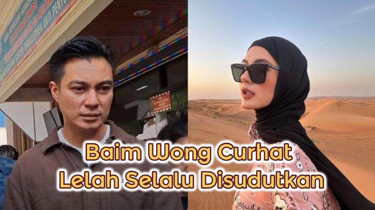 BAIM WONG CURHAT - Baim Wong curhat mulai lelah seiring dengan perjalannya proses sidang cerainya dengan Paula Verhoeven.