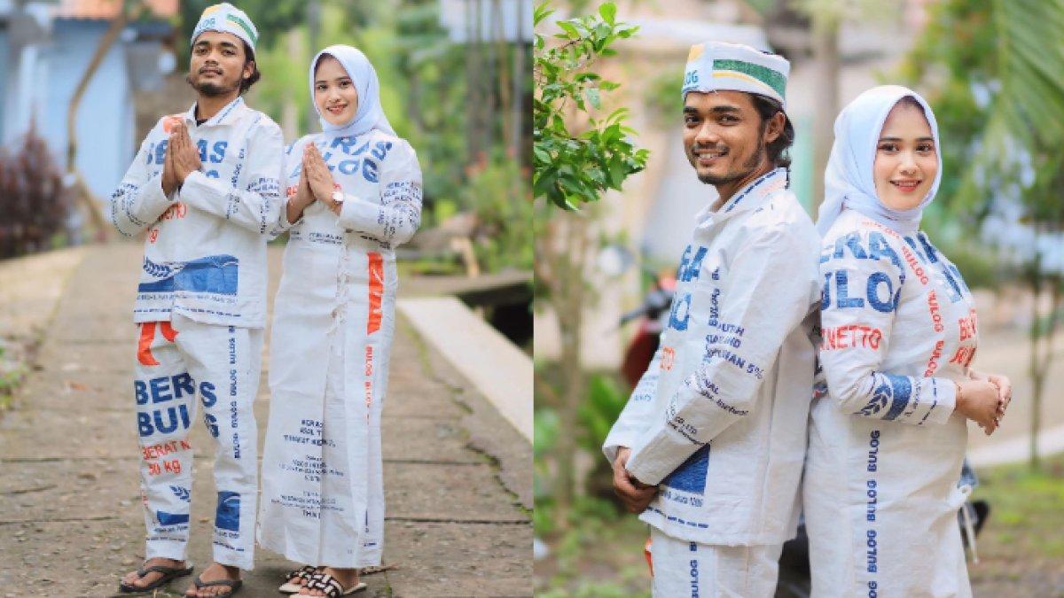 Baju Karung beras bulog buatan Anam Chenel