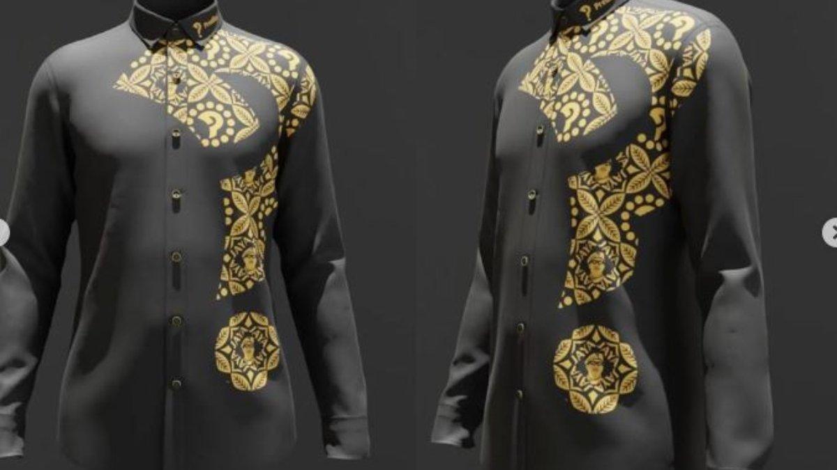 Baju batik The Prediksi di pelaminan anak Tora