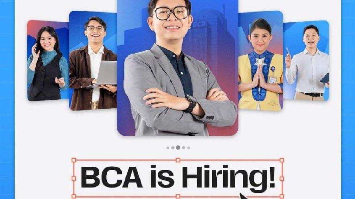 Bank BCA buka lowongan kerja untuk lulusan pendidikan minimal S1 dan S2 dari semua jurusan, lulusan baru atau fresh graduate bisa daftar.