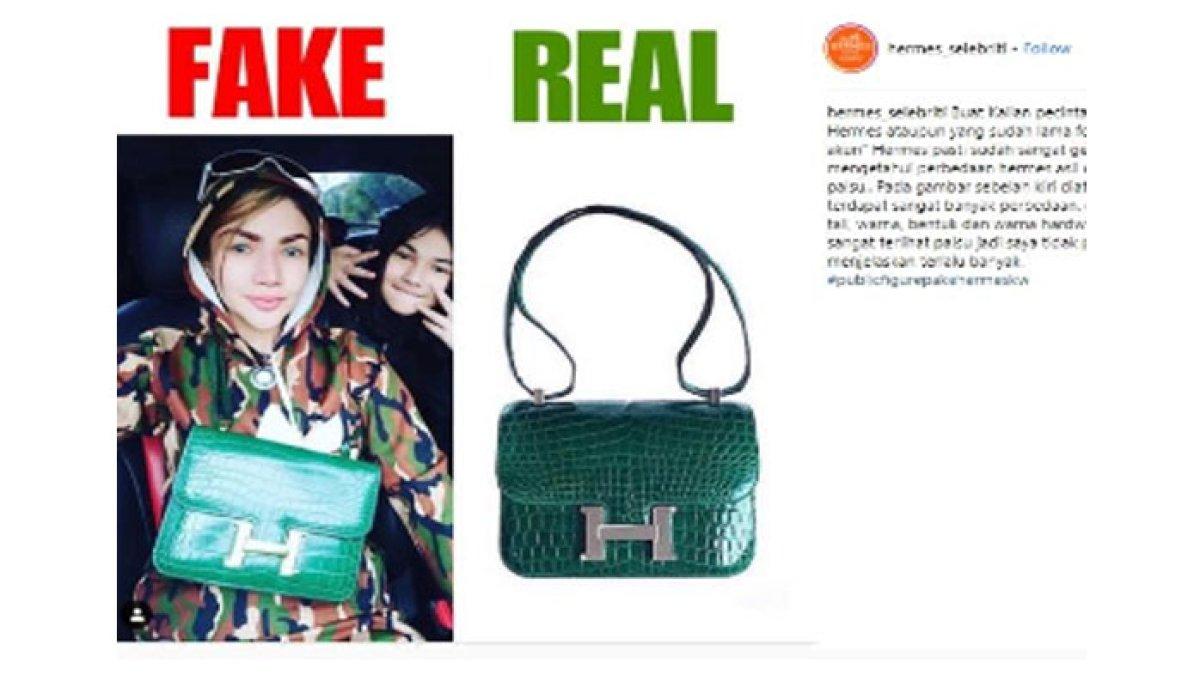 Barbie Kumalasari pakai Hermes palsu