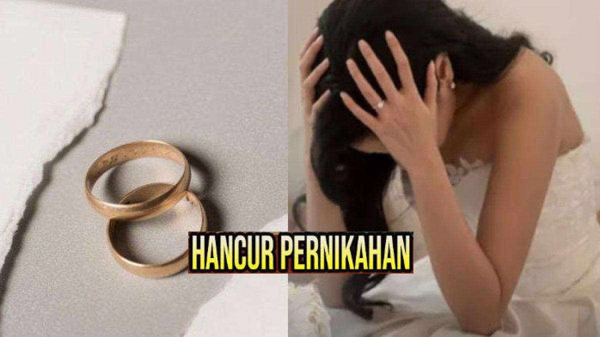 Baru 15 menit sah menikah, pengantin pria langsung ceraikan istrinya.