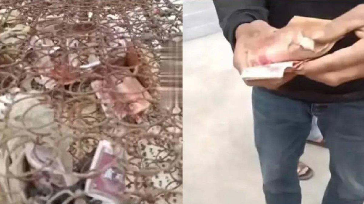 Bawa pulang kasur dari tempat sampah, pemuda ini syok saat membongkarnya
