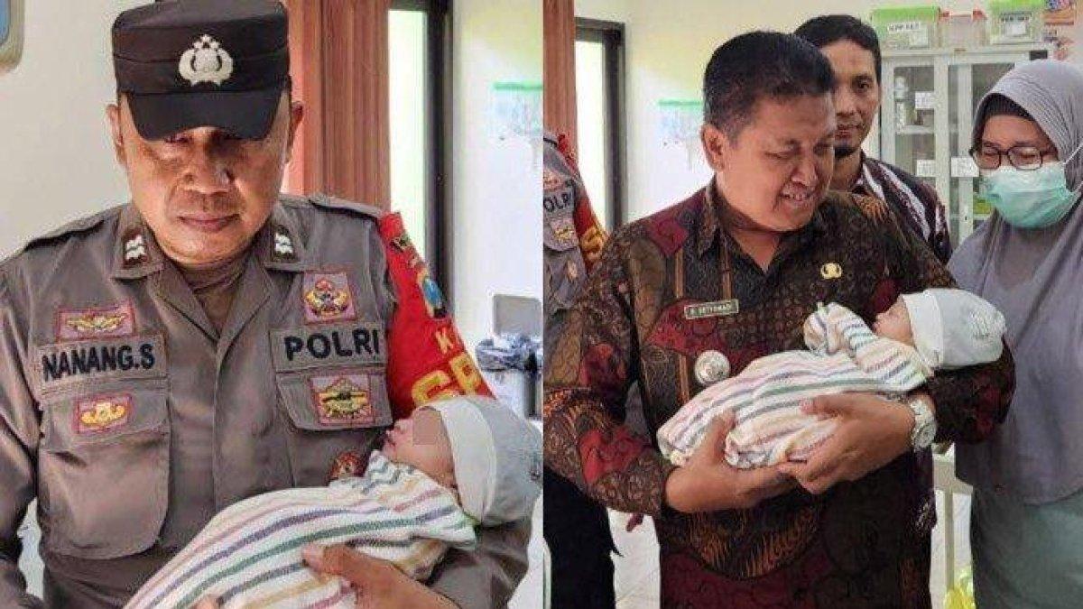 Bayi perempuan yang ditemukan di pekarangan warga