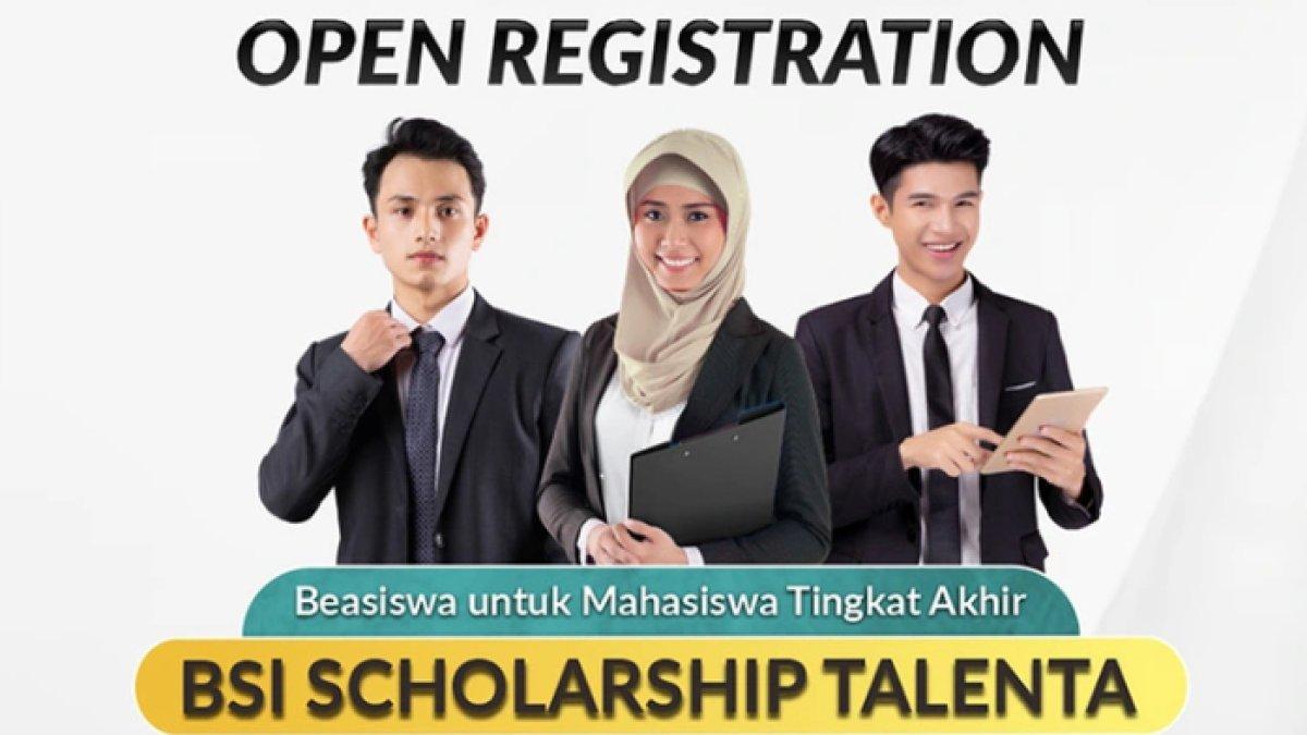 Beasiswa BSI Scholarship Talenta 2023 telah dibuka.