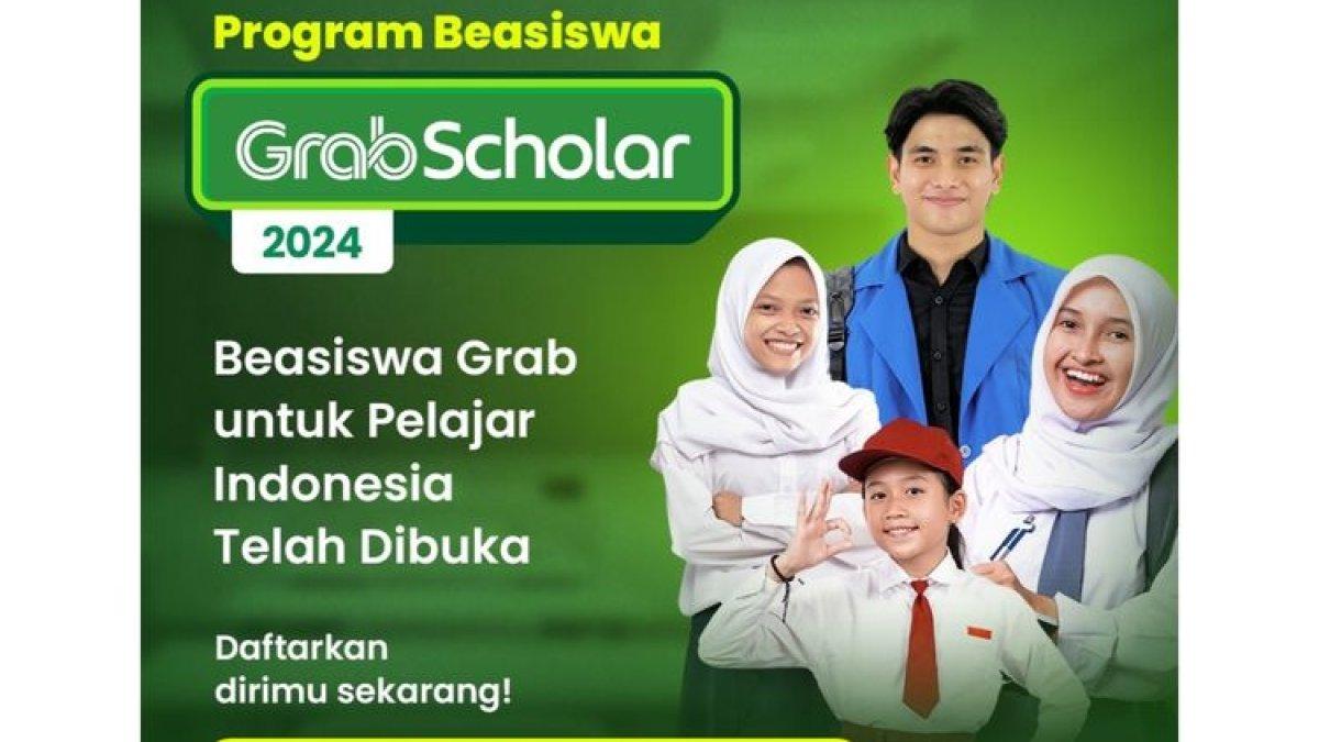 Beasiswa GrabScholar 2024 buat siswa SD, SMP, SMA/SMK, S1.