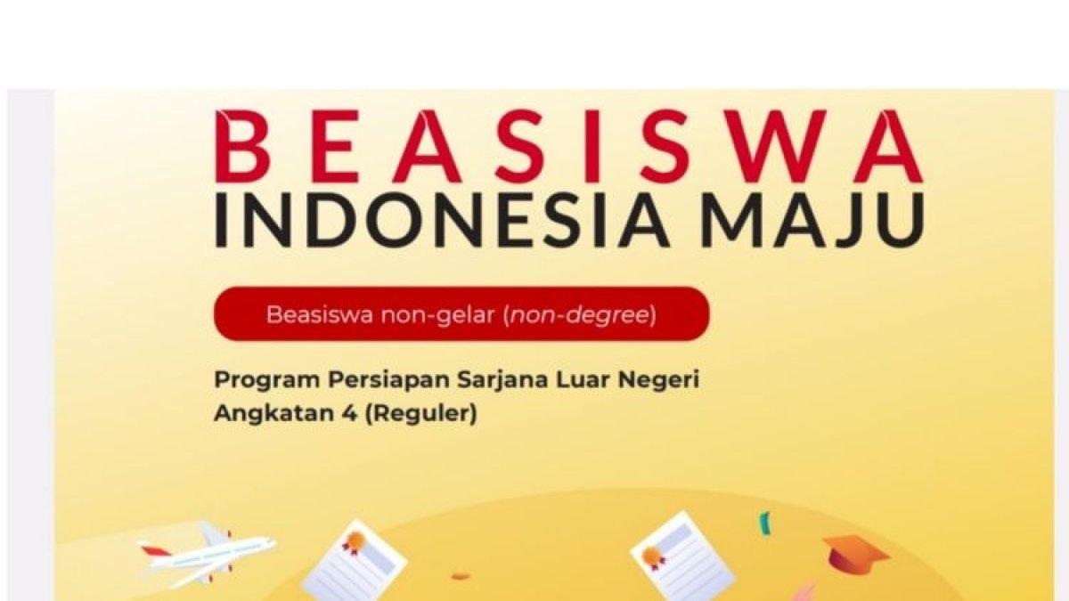 Beasiswa Indonesia Maju 2023 Angkatan 4 dibuka 10 Oktober 2023.