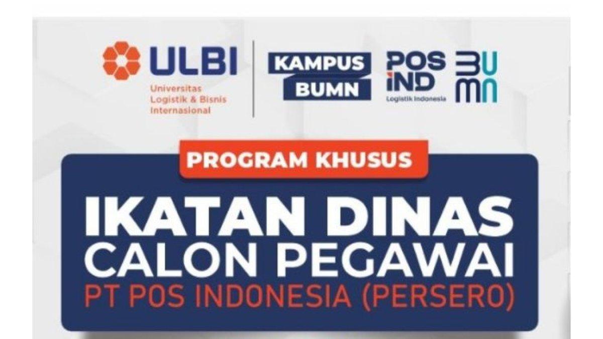 Beasiswa dan ikatan dinas ULBI, PT Pos Indonesia.