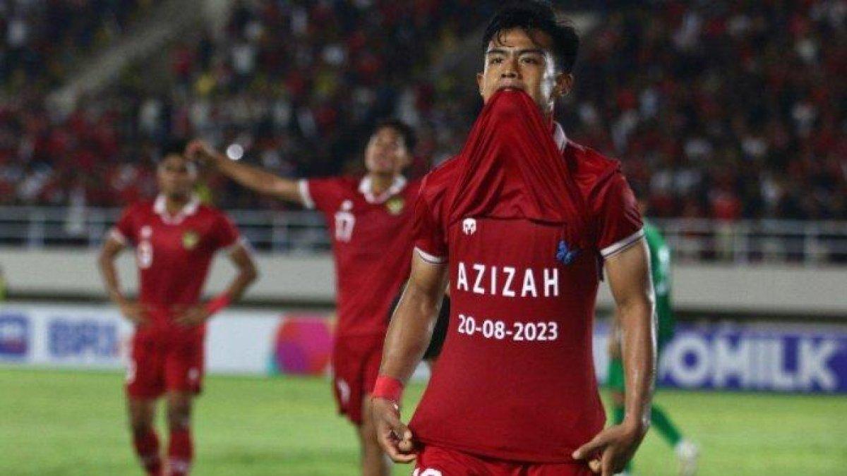 Bek sayap Timnas U-23 Indonesia, Pratama Arhan.