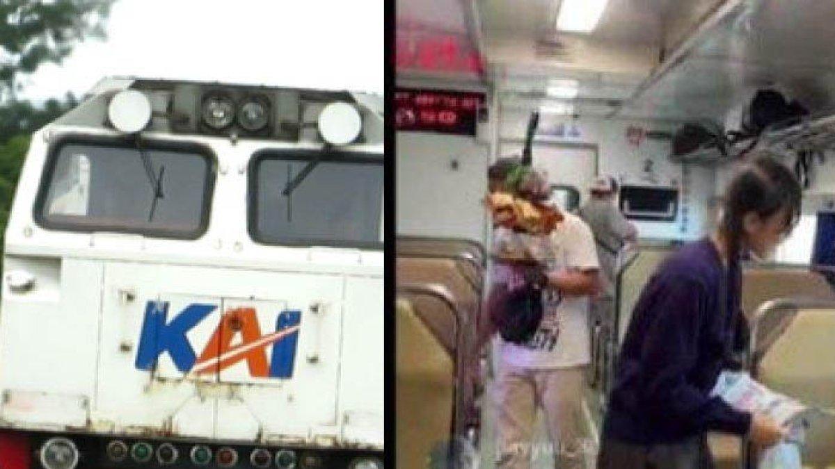 Nostalgia! Penjual Koran & Pedagang Asongan Tiba-tiba Muncul di Kereta