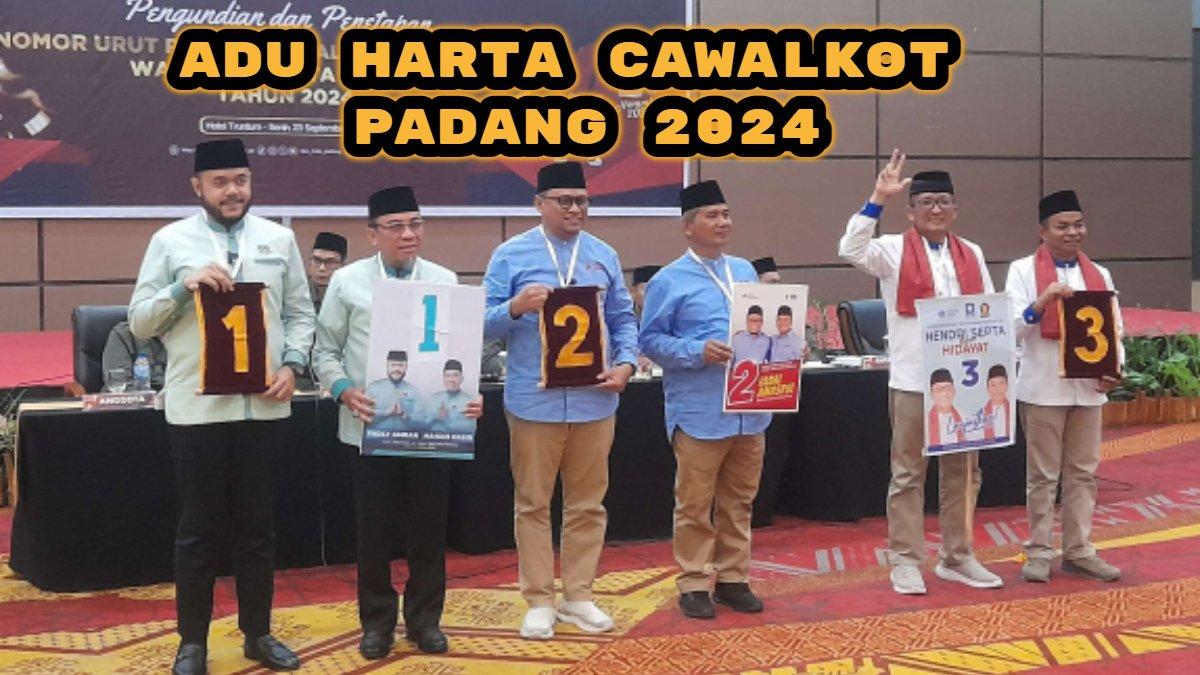 Berikut adu kekayaan calon wali kota Padang 2024