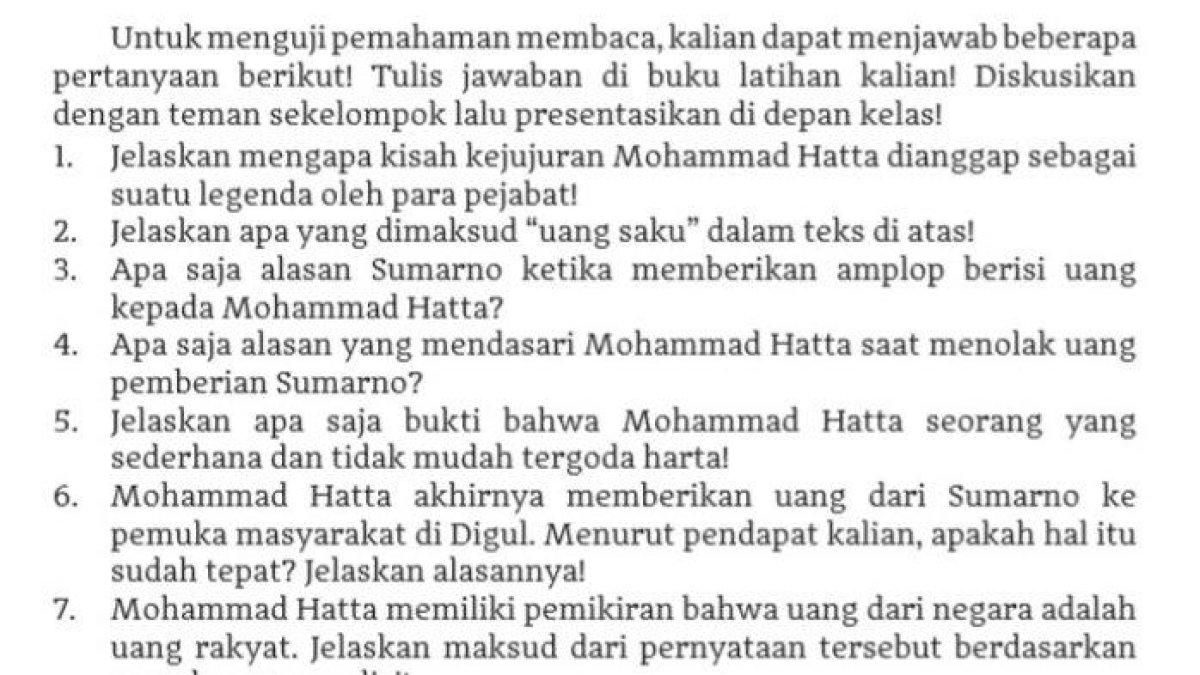 Berikut kunci jawaban Bahasa Indonesia kelas 10 halaman 128 Kurikulum Mereka Bab 5