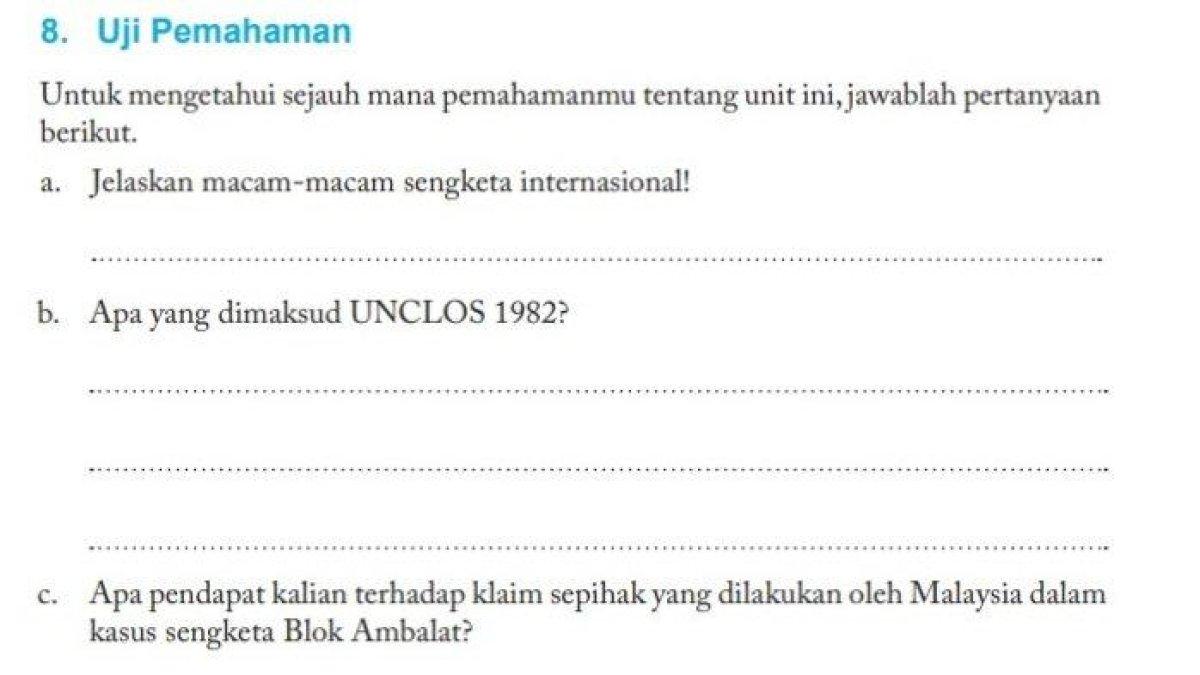 Berikut kunci jawaban PKN kelas 11 halaman 170 171 Kurikulum Merdeka, Uji Pemahaman Unit 2 Bagian 4.
Editor: Nuryanti