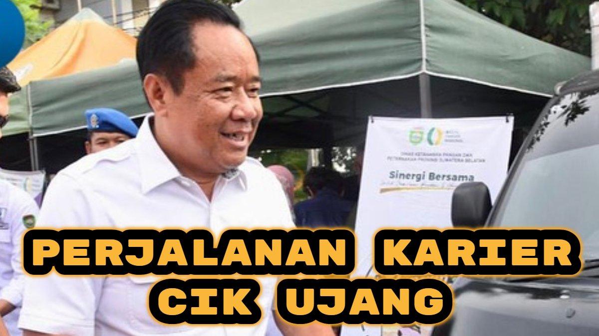 WAGUB SUMATERA SELATAN - Berikut perjalanan karier Cik Ujang Wakil Gubernur Sumatera Selatan yang dilantik Prabowo Subianto.