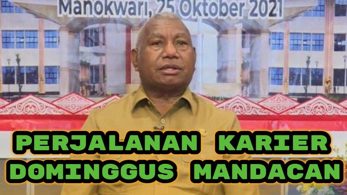 GUBERNUR PAPUA BARAT - Berikut perjalanan karier Dominggus Mandacan Gubernur Papua Barat yang dilantik Prabowo Subianto.