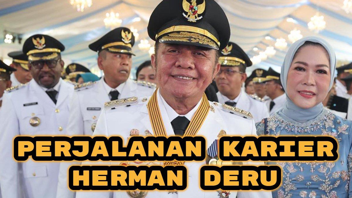 GUBERNUR SUMATERA SELATAN - Berikut perjalanan karier Herman Deru Gubernur Sumatera Selatan (Sumsel) yang dilantik Prabowo Subianto.