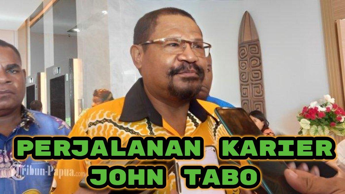 GUBERNUR PAPUA PEGUNUNGAN - Berikut perjalanan karier John Tabo Gubernur Papua Pegunungan yang dilantik Prabowo Subianto.