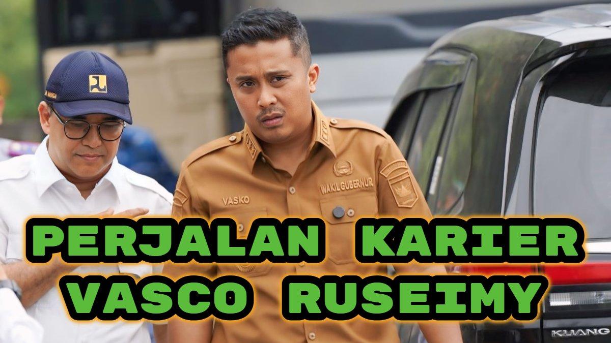 WAGUB SUMATERA BARAT - Berikut perjalanan karier Vasco Ruseimy Wakil Gubernur (Wagub) Sumatera Barat (Sumbar) yang dilantik Prabowo Subianto.