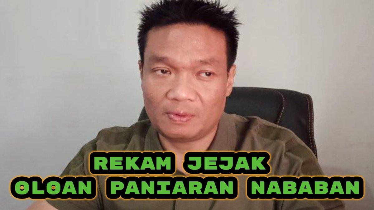 BUPATI HUMBANG HASUNDUTAN - Ketua DPC PDI Perjuangan Humbang Hasundutan Oloan Nababan saat diwawancarai, Senin (3/10/2022).  Berikut rekam jejak Oloan Paniaran Nababan.