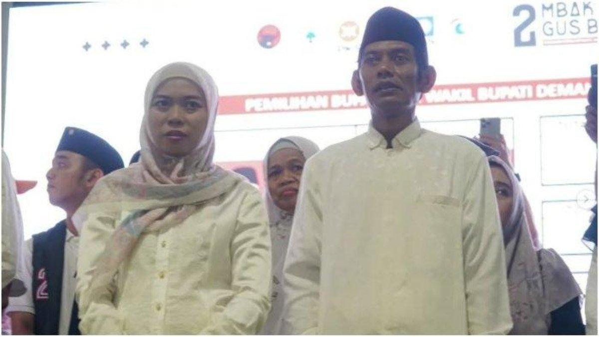 WAKIL BUPATI DEMAK - Berikut sosok dan profil Muhammad Badruddin (kanan) Wakil Bupati Demak yang dilantik Prabowo Subianto.