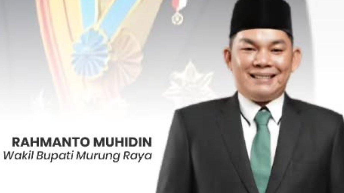 KEPALA DAERAH - Berikut sosok dan profil Rahmanto Muhidin, Wakil Bupati Murung Raya yang dilantik Presiden Prabowo Subianto.