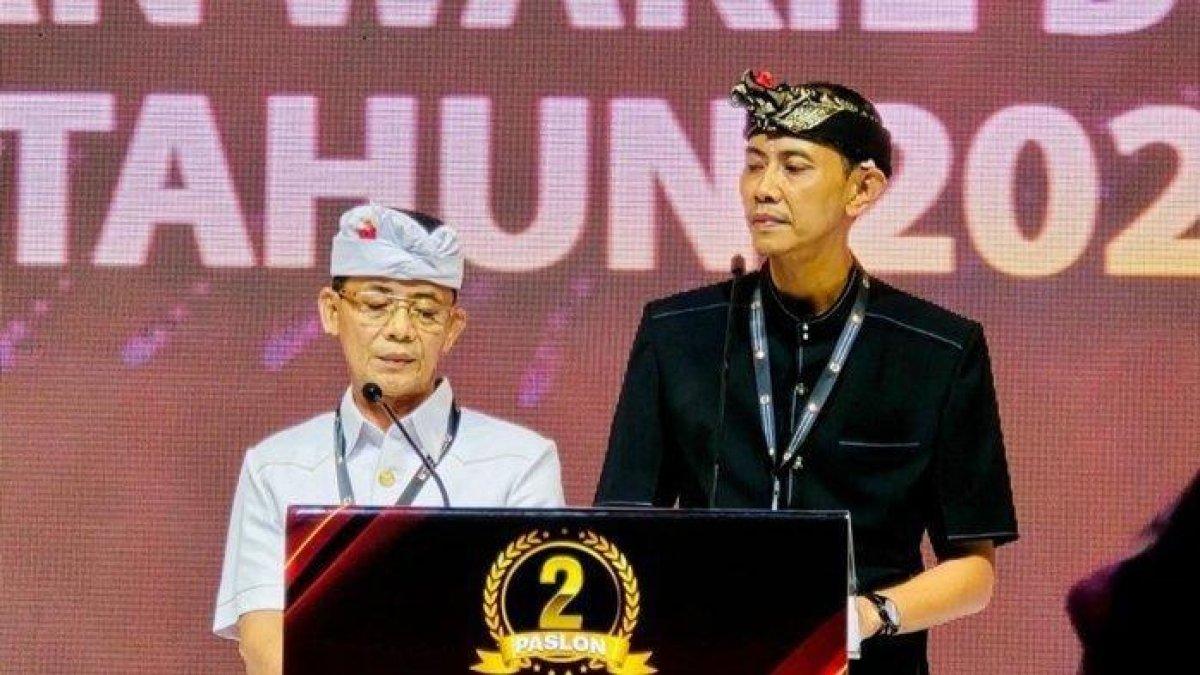 KEPALA DAERAH - Berikut sosok dan profil Tjokorda Gde Surya Putra (kanan) Wakil Bupati Klungkung yang dilantik Prabowo Subianto.