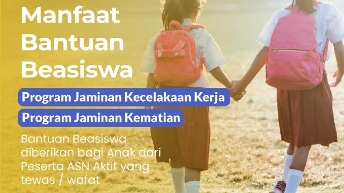 Berikut syarat dan manfaat Beasiswa PT Taspen bagi anak ASN aktif yang meninggal dunia.