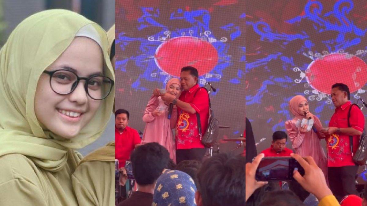 Biduan dangdut ini syok disawer oleh calon mertuanya sendiri di atas panggung