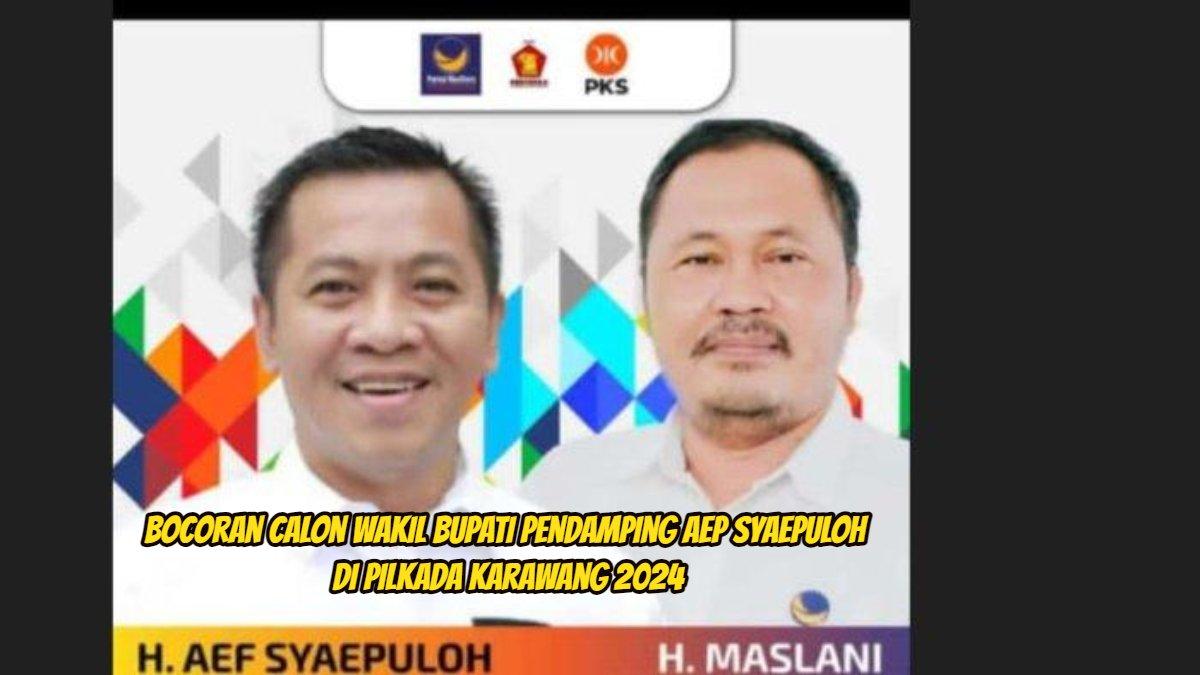 Bocoran calon Wakil Bupati pendamping Aep Syaepuloh di Pilkada Karawang 2024