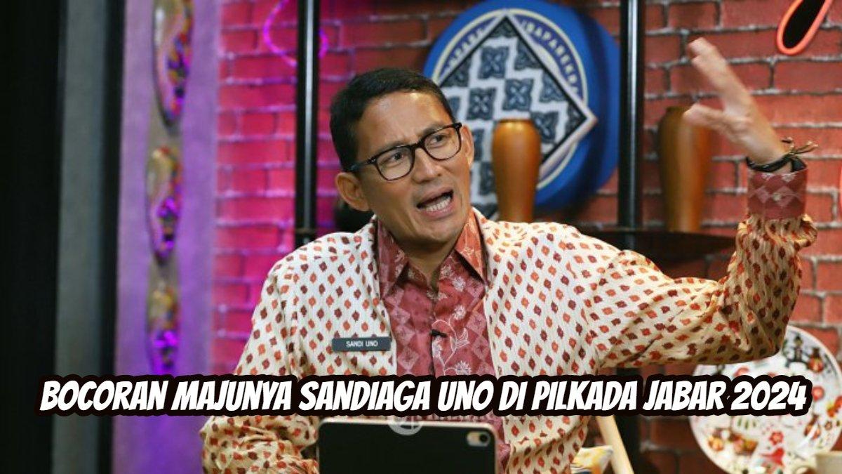 Bocoran majunya Sandiaga Uno di Pilkada Jabar 2024