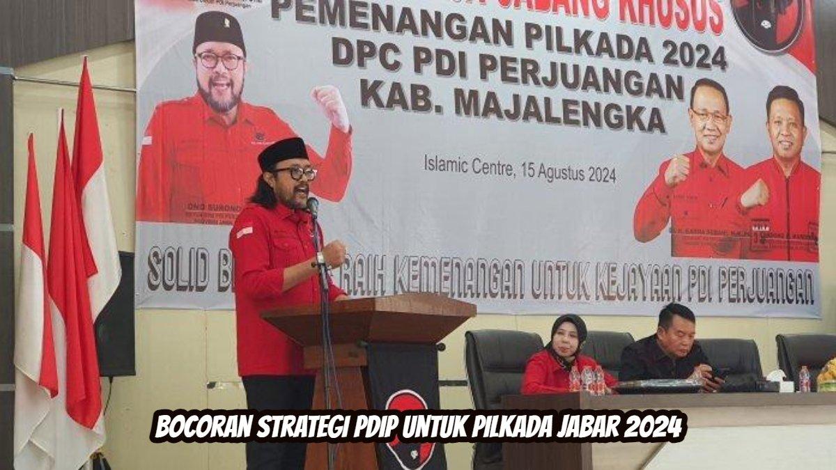 Bocoran strategi PDIP untuk Pilkada Jabar 2024