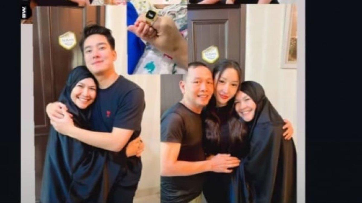 Boy William saat takziah keponakan Ayu Ting Ting yang baru saja meninggal.