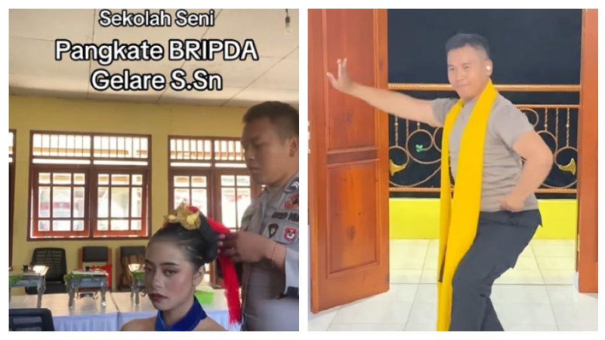 POLISI MAHIR MERIAS - Bripda Adi Qori Kurniawan tengah menjadi perbincangan hangat warganet. Pasalnya, ia yang berprofesi sebagai polisi justru mahir dalam merias dan menari tarian tradisional. Berikut sosok Bripda Adi Qori Kurniawan.