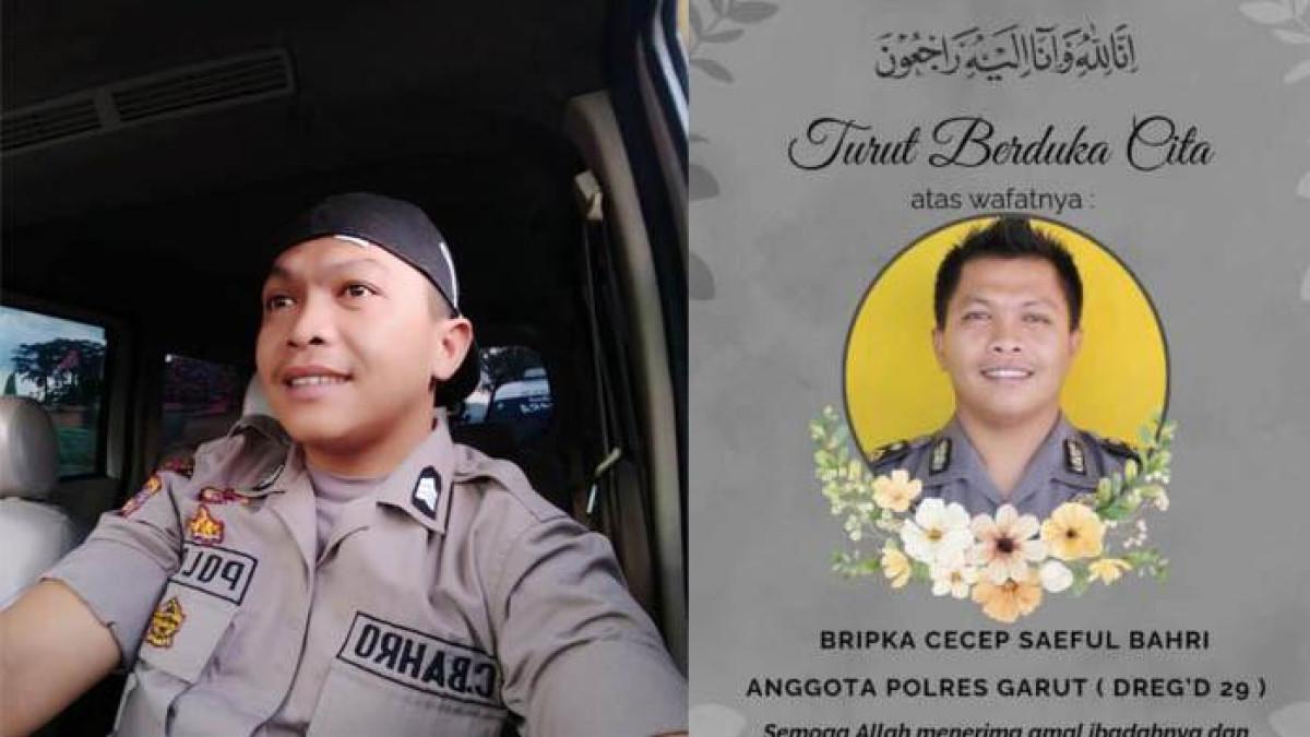 PESTA RAKYAT MAUT - Kabar duka datang dari Polres Garut, yang mana anggotanya Bripka Cecep Saeful Bachri wafat usai menyelamatkan warga di tengah keos acara pesta rakyat makan gratis nikahan anak Gubernur Dedi Mulyadi.
