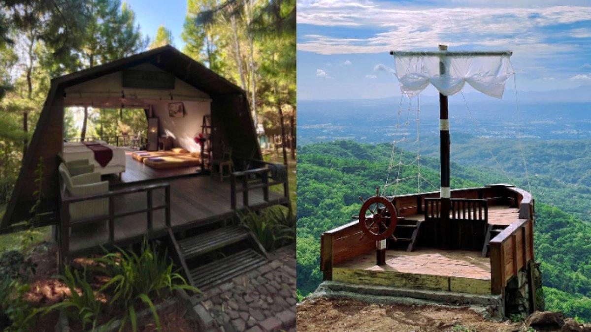 WISATA ALAM - Potret Bukit Lintang Sewu diambil dari Instagram pada Kamis (6/3/2025). Bukit Lintang Sewu menawarkan pemandangan alam dari ketinggian sekaligus fasilitas glamping yang estetik.
