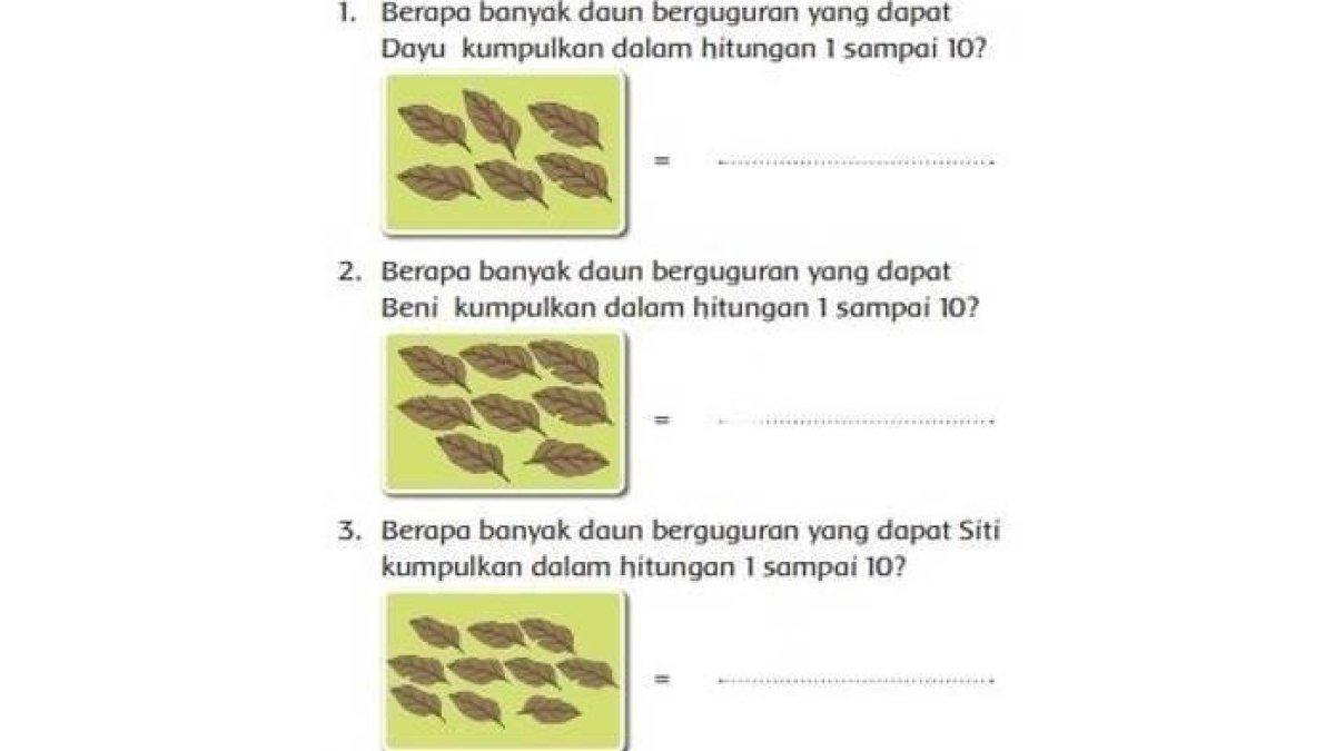 Buku tema 8 kelas 1 SD subtema 3 pembelajaran 5.