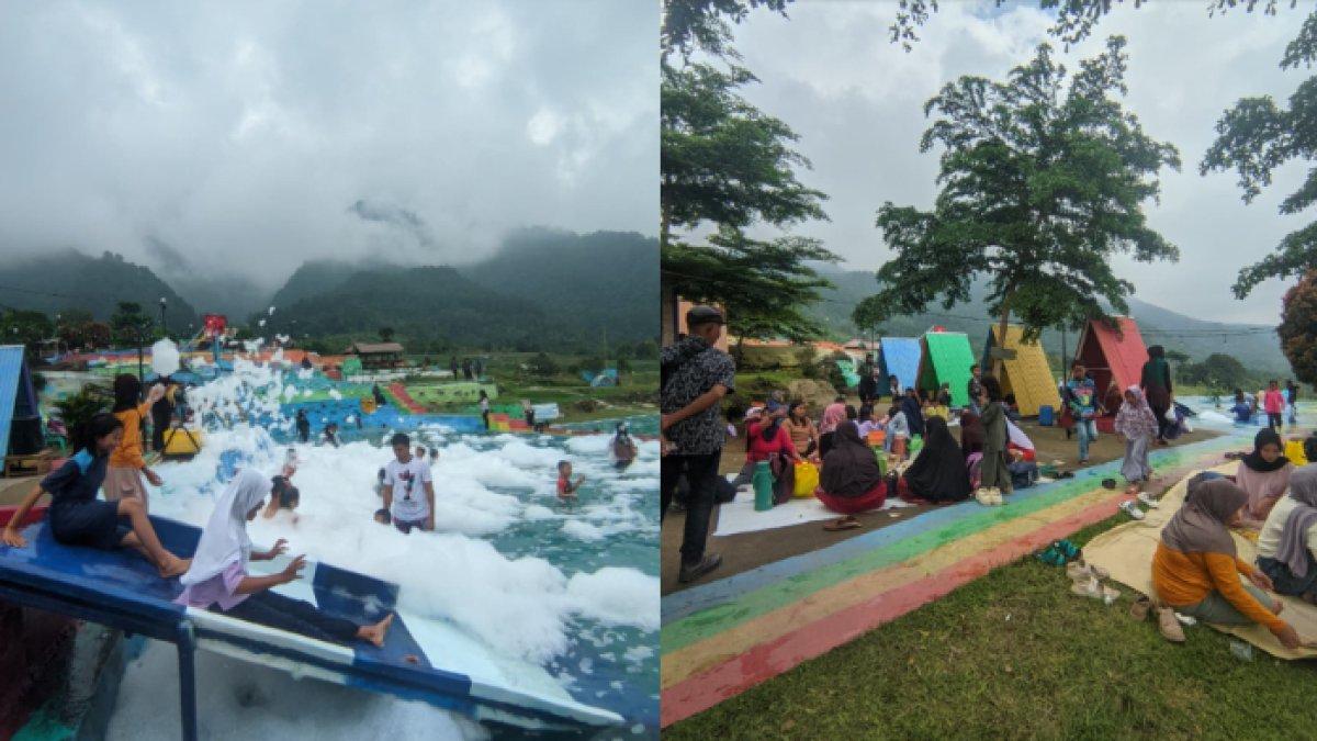WISATA SERU - Potret Bumi Pelangi Ciremai diambil dari Instagram pada Rabu (23/4/2025). Bumi Pelangi Ciremai  terletak di Kecamatan Jalaksana, Kabupaten Kuningan.